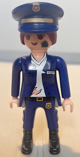 Playmobil blue police figure - playmobil,