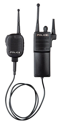 Police radio set plastic - radio, fancy